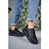 Riccon 0012156 Siyah Cilt Kadın Spor Ayakkabı