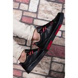 Riccon 00121963 Enzo Siyah Kırmızı Erkek Sneaker Ayakkabı