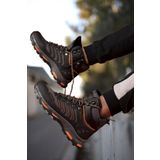 Riccon 00128055 Füme Turuncu 3D Rubber Erkek Trekking Bot