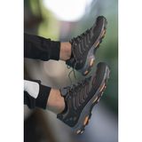 Riccon 3D Rubber Trekking Ayakkabı Düz Topuklu Koku Yapmayan Malzeme - Füme