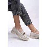 Riccon Criscerys Kadın Loafer 0012500 Bej Cilt