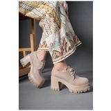 Riccon Enyfsera Kadın Loafer 0012507 Bej Süet