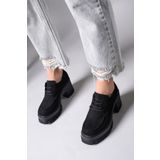 Riccon Enyfsera Kadın Loafer 0012507 Siyah Süet
