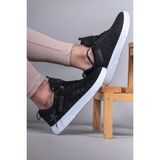 Riccon Erkek Sneaker 001222 Siyah Siyah Beyaz
