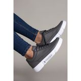 Riccon Erkek Sneaker 0012X20 Füme - Beyaz Renk Düz Tabanlı Hafif Spor Ayakkabı