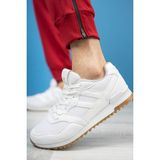 Riccon Erkek Sneaker Beyaz Renk Ortapedik İç Taban Düz Taban 44 Numara