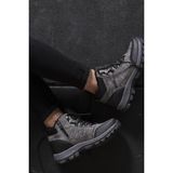 Riccon Füme Unisex Trekking Bot – 1. Sınıf Malzeme, Fermuarlı, Ortopedik ve Kaymaz Tabanlı Outdoor Ayakkabı