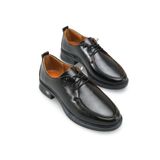 Riccon Kadın Loafer 0012345 Siyah Rustik
