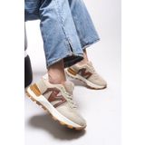 Riccon Kadın Sneaker 001210 Bej Taba