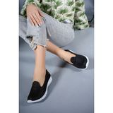 Riccon Kadın Sneaker 0012801 Siyah Beyaz