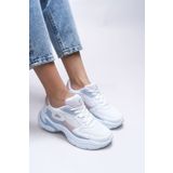 Riccon Kadın Sneaker Beyaz Pudra Mavi