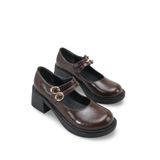 Riccon Merlyrra Kadın Loafer 0012502 Kahverengi Rugan
