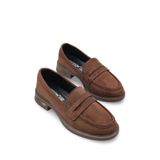Riccon Mylmadia Kadın Loafer 0012665 Kahverengi Süet