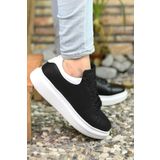 Riccon Siyah Beyaz Erkek Sneaker