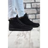 Riccon Siyah Erkek Sneaker Bot – 1. Sınıf Malzeme, Kaymaz ve Ortopedik Taban, Koku ve Ter Önleyici Astar