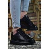 Riccon Siyah Erkek Sneaker Düz Taban Koku Yapmayan Malzeme ile 43 Numara