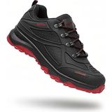 Riccon Siyah Kırmızı Unisex 3D Rubber Trekking Ayakkabı 00128030 - Siyah - Kırmızı