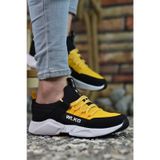 Riccon Siyah Sarı Erkek Sneaker