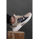 Riccon Torrine Kadın Sneaker Düz Tabanlı Hafif ve Dayanıklı 001293BEJ Konforlu Spor Ayakkabı