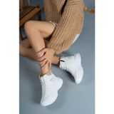 Riccon Unisex Beyaz Bot 0012123 Günlük ve Outdoor Kullanıma Uygun Rahat ve Şık Tasarım