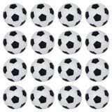 RICEFINE BQSPT 32 mm Langırt Topları Foose Topları Masa Futbol Oyunu Yedek Langırt 16 adet, Langırt Topları Resmi 32 mm Mini Masa Futbolları Top Aksesuarı Siyah (16 Paket)