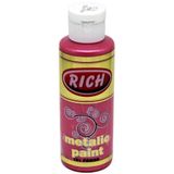 Rich 0761 Pembe 120 cc Metalik Akrilik Boya