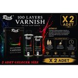 Rich 100 Kat CAM Vernik 120+60 Ml. x 2 Adet - Şeffaf