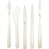 Rich 11248 Beyaz 5'li Plastik Spatula Seti