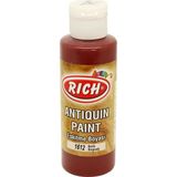 Rich 1612 Antiquing Paint Eskitme Ahşap Boyası Bordo 240 ml