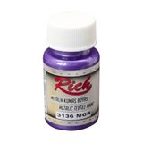 Rich 3126 Lila 50 cc Metalik Kumaş Boyası