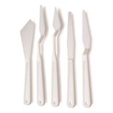 Rich 5 Li Plastik Spatula Set (modelaj Set- Spatül Set)