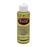 Rich 720 Metalik 120 ml Altın Akrilik Boya