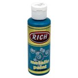 Rich 768 Turkuaz Metalik Akrilik Boya 120 ml