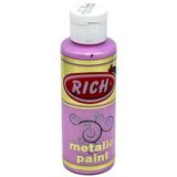 Rich 784 Hayal Pembe Metalik Akrilik Boya 120 ml