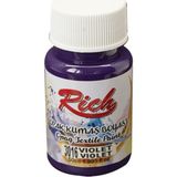 Rich Akrilik Kumaş Boyası 50 cc Violet Renk Opak Tekstil Boyası KB-035-3016