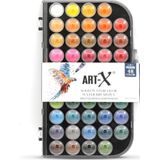 Rich Art-x 48 Renk Tablet Suluboya Seti - Su Hazneli Fırça Hediyeli