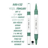 Rich Art-X Çift Uçlu Akrilik Marker Çizim Kalemi Her Yüzeye Uygun Kalıcı Mürekkep 1-6 Mm Uç Kalınlıkları,SYFARTXAKRİLİK132