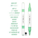 Rich Art-X Çift Uçlu Akrilik Marker Çizim Kalemi Her Yüzeye Uygun Kalıcı Mürekkep 1-6 Mm Uç Kalınlıkları,SYFARTXAKRİLİK147