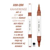 Rich Art-X Çift Uçlu Akrilik Marker Çizim Kalemi Her Yüzeye Uygun Kalıcı Mürekkep 1-6 Mm Uç Kalınlıkları,SYFARTXAKRİLİK204