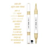 Rich Art-X Çift Uçlu Akrilik Marker Çizim Kalemi Her Yüzeye Uygun Kalıcı Mürekkep 1-6 Mm Uç Kalınlıkları,SYFARTXAKRİLİK211