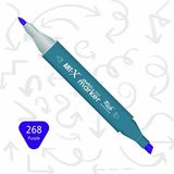 Rich Art-X Sketch Duo Marker Çift Taraflı Kalem 268 - Mor