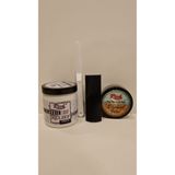 Rich Budak Yapma Seti ( Ahşap Doku Tarağı Rölyef Pasta Eskitme Wax) - ( Espresso )