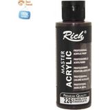 Rich Çikolata Boya Akrilik 120CC Master N:226 Yoğun Pigment ve Üstüm Kapatıcılık