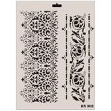 Rich Dantel Seri DN-902 35x25 cm Stencil
