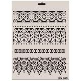 Rich Dantel Seri DN-903 35x25 cm Stencil