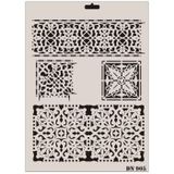 Rich Dantel Seri DN-905 35x25 cm Stencil