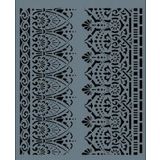 Rich Dantel Seri DN-907 35x25 cm Stencil