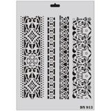 Rich Dantel Seri DN-913 35x25 cm Stencil
