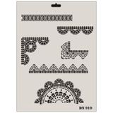 Rich Dantel Seri DN-919 35x25 cm Stencil
