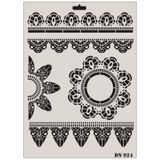 Rich Dantel Seri DN-924 35x25 cm Stencil
